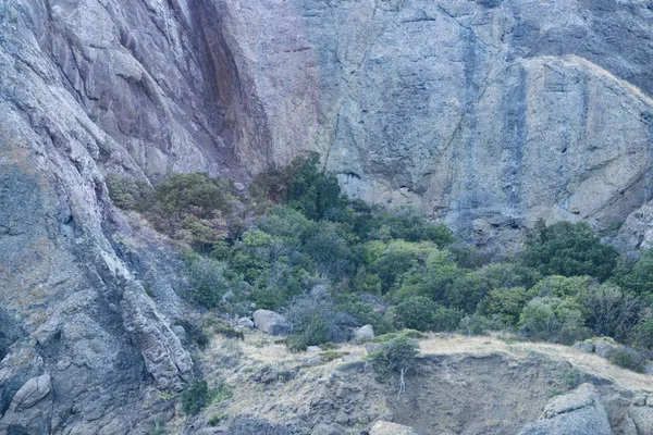 Kara Dag Berge Blick Auf Die Felsen Vom Meer Aus — Stockfoto