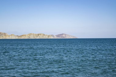 Kara-Dag Dağları Deniz manzarası, Kırım