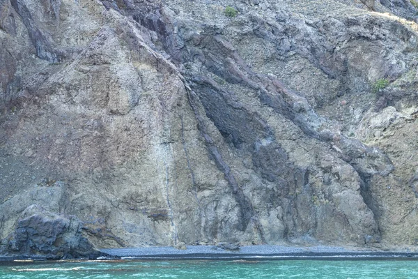 Kara Dag Berge Blick Auf Die Felsen Vom Meer Aus — Stockfoto