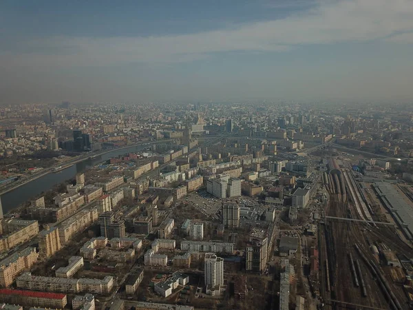 Панорама Московского Вертолета — стоковое фото