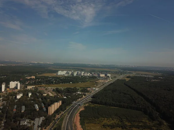 Панорама Московского Вертолета — стоковое фото