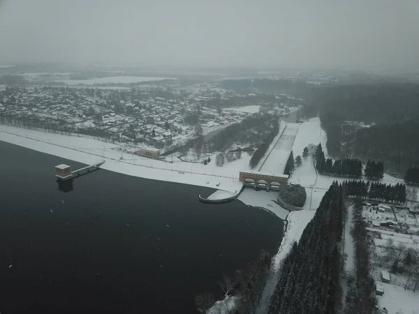 Panorama Drones Moscovo — Fotografia de Stock