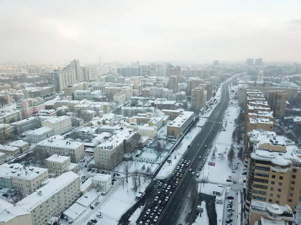 Панорама Беспилотника Москва — стоковое фото