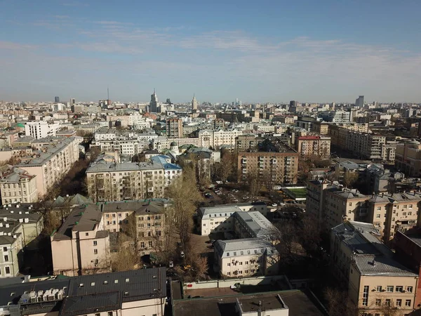 Панорама Беспилотника Москва — стоковое фото