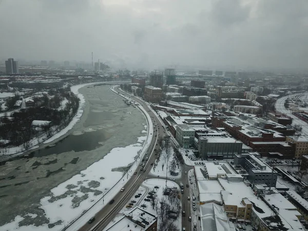 Panorama Drones Moscovo — Fotografia de Stock