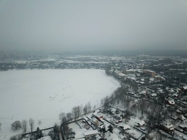 Panorama Moskova helikopter şehir buldings park