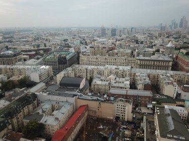 Helikopter panorama Moskova versite