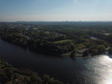 Helikopter panorama Moskova versite