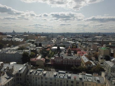 Helikopter panorama Moskova versite