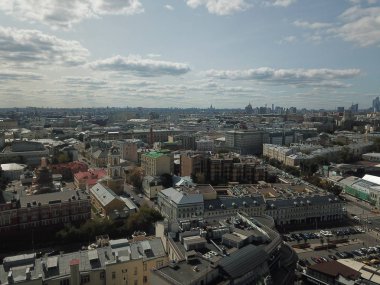 Helikopter panorama Moskova versite