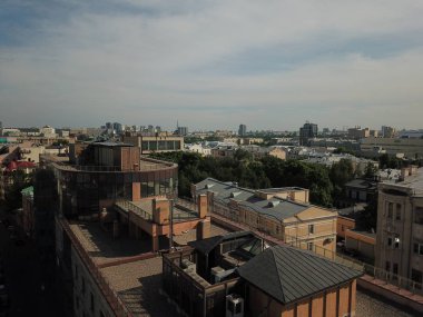 Helikopter panorama Moskova versite