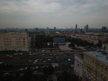 Moskova versite panorama helikopter 