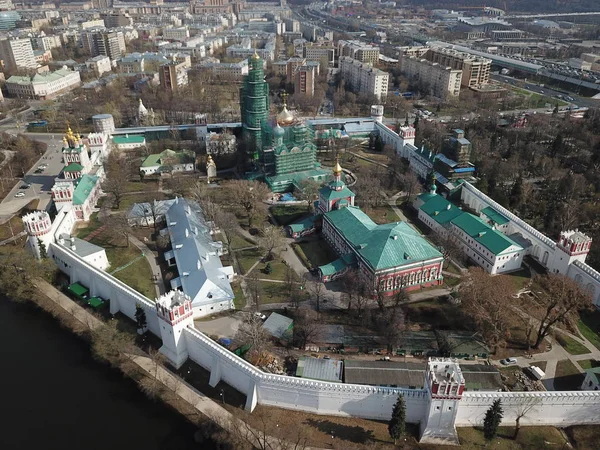 Panorama Moskova helikopter şehir buldings park