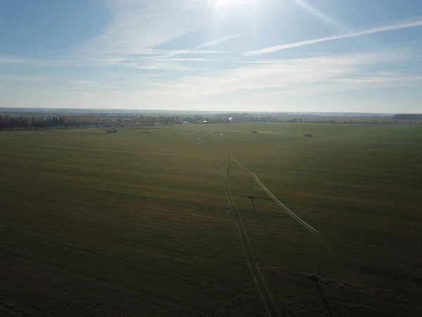 Panorama Moskova helikopter şehir buldings park