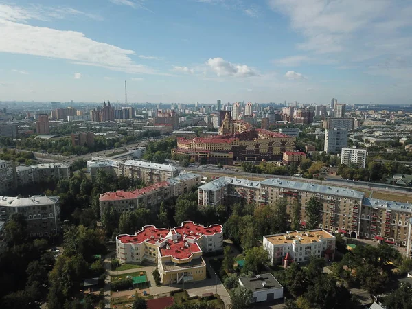 Панорамная Москва Парка Коптер Сити — стоковое фото