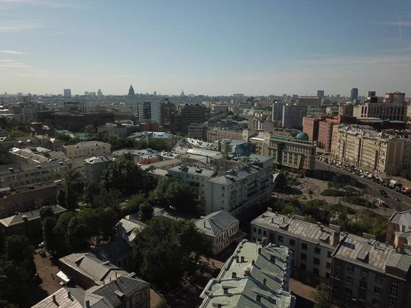 Міський Парк Коптер Панорама Москва — стокове фото