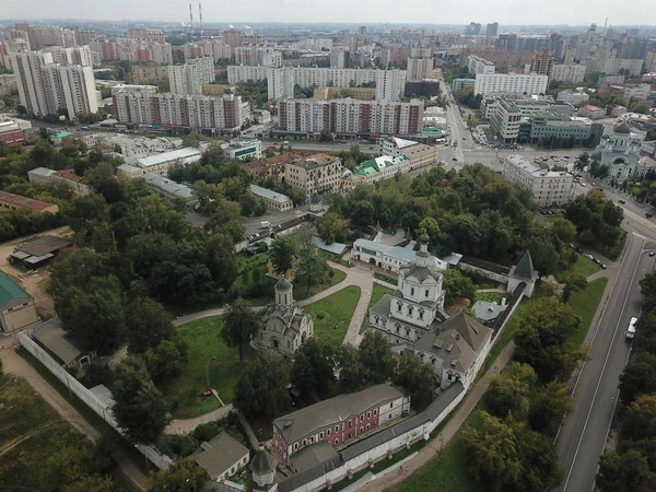 Copter Panorama City Urban Sky — Stockfoto