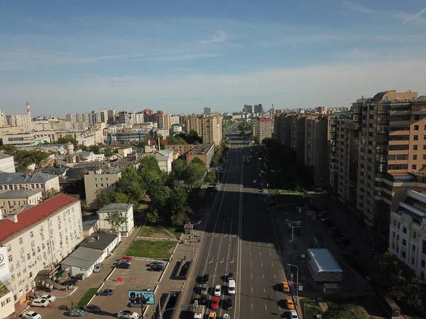 Helikopter Panorama Şehir Kentsel Gökyüzü — Stok fotoğraf