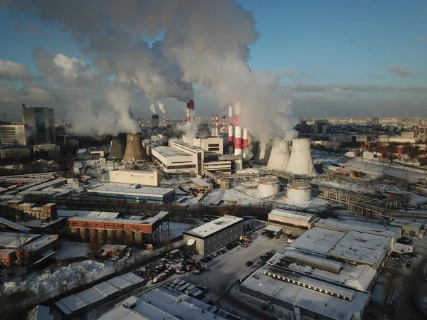 Helikopter panorama şehir kentsel 