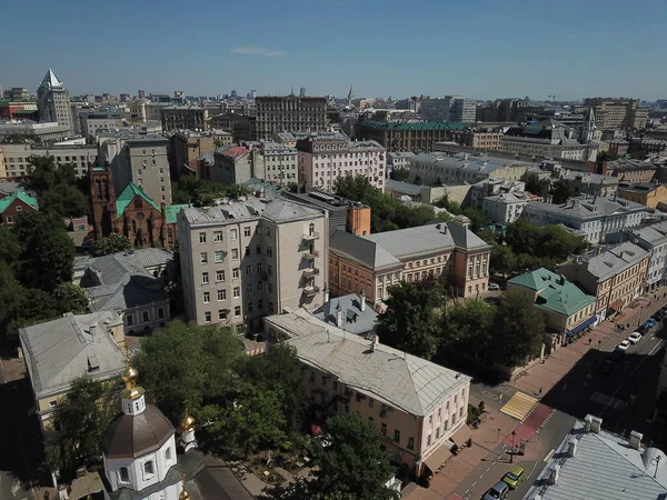 Helikopter panorama şehir kentsel 