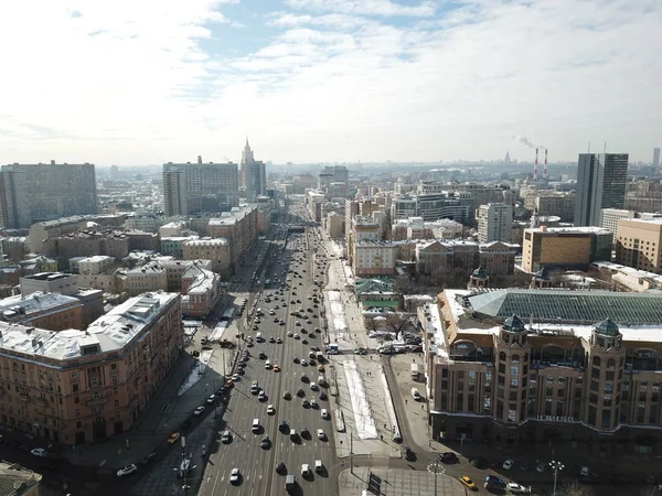 Helikopter panorama Moskova versite