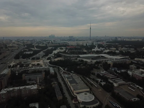 Helikopter Panorama Moskova Versite — Stok fotoğraf