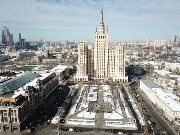 Kopterpanorama Moskau — Stockfoto