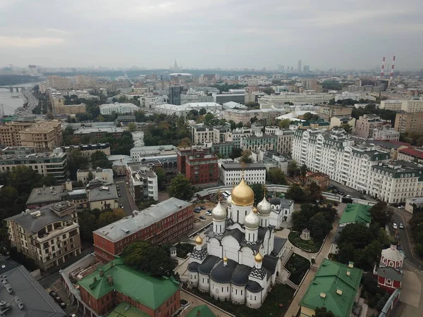 Copter Panorama Moscow Sity — Stock Photo, Image