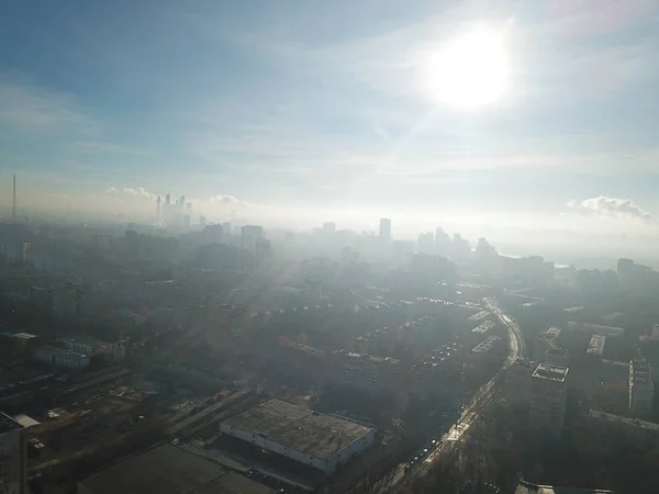 Moskva Stad Panorama Copter — Stockfoto