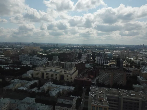 Moscow Sity Panorama Copter — Stock Photo, Image