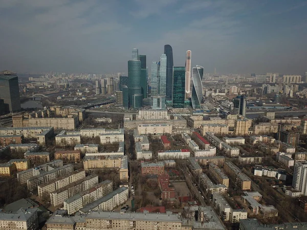 Moscou Vue Panoramique Copter — Photo