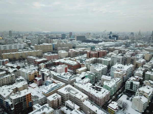 Moscú Universidad Vista Panorama Helicóptero —  Fotos de Stock
