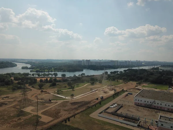 Moskova versite görünümü panorama helikopter