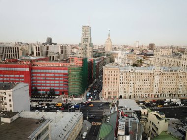 Moskova versite görünümü panorama helikopter