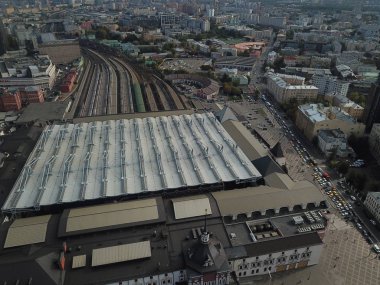 Moskova versite görünümü panorama helikopter