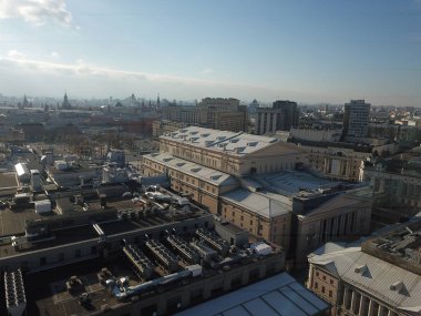 Moskova versite görünümü panorama helikopter