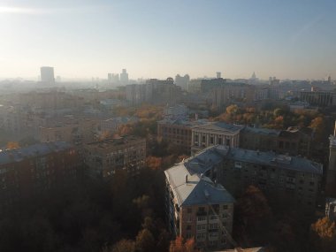 Versite panorama Moskova gökyüzü görünümü