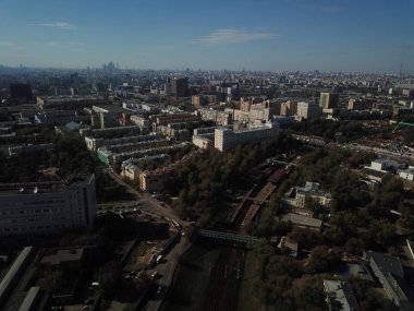 Helikopter panorama fotoğraf versite