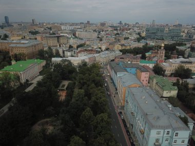 Moskova versite görünümü panorama helikopter