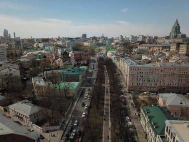 Helikopter Moskova versite görünümü