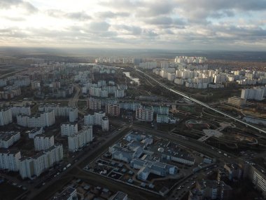 Helikopter Moskova versite görünümü