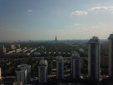 Helikopter Moskova versite görünümü