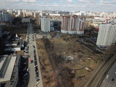 Helikopter Moskova versite görünümü