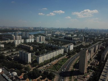 Panorama versite gökyüzü görüntülemek Moskova