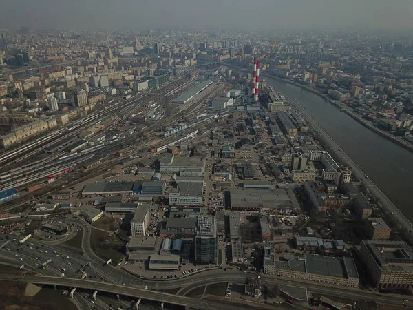 Moskova versite görünümü panorama helikopter