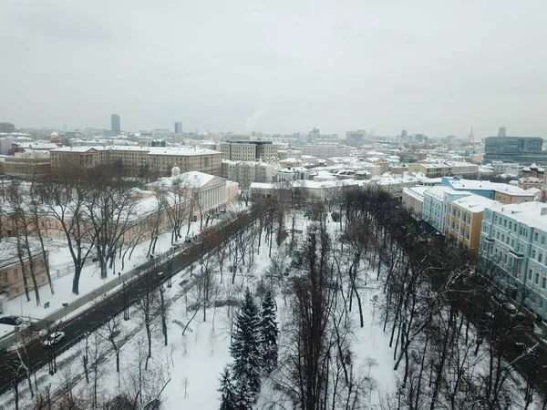 Sity Panorama Moscow Céu Vista — Fotografia de Stock