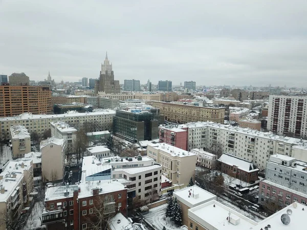 Sity Panorama Moskauer Himmelblick — Stockfoto