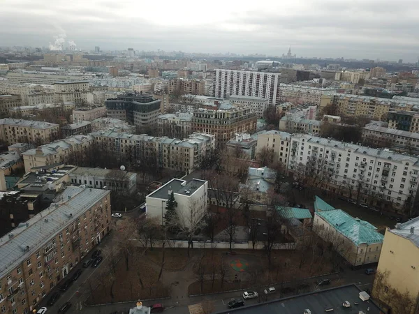 Copter Panorama Himmelblick Moskau — Stockfoto