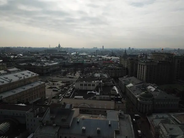 Sity Panorama Moskauer Himmelblick — Stockfoto