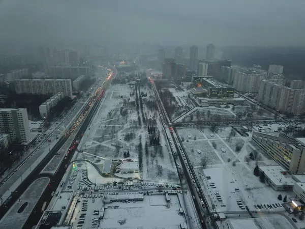 Панорама Видом Москву — стоковое фото